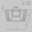 MAYTONI DL042-01-SQ-B Dot Downlight czarny