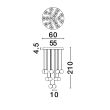 LUCES EXCLUSIVAS LAMPA WISZĄCA CHEPEN LE44427