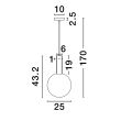 LUCES EXCLUSIVAS LAMPA WISZĄCA JAVIER LE44479