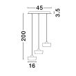 LUCES EXCLUSIVAS LAMPA WISZĄCA ESPINAR LE44498