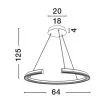 LUCES EXCLUSIVAS LAMPA WISZĄCA ORINOCO LE44530