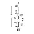 LUCES EXCLUSIVAS LAMPA WISZĄCA JOAQUIN LE44547