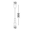 LUCES EXCLUSIVAS LAMPA WISZĄCA BARBARA LE44550