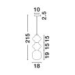LUCES EXCLUSIVAS LAMPA WISZĄCA VILROSA LE44559