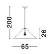LUCES EXCLUSIVAS LAMPA WISZĄCA CHANCAY LE44599
