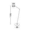 LUCES EXCLUSIVAS LAMPA PODŁOGOWA ALMAY LE44609