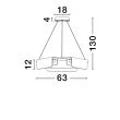 LUCES EXCLUSIVAS LAMPA WISZĄCA MAIRANA LE44616