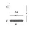 LUCES EXCLUSIVAS LAMPA WISZĄCA TIPUANI LE44627