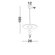LUCES EXCLUSIVAS LAMPA WISZĄCA UCURENA LE44639