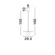 LUCES EXCLUSIVAS LAMPA WISZĄCA ASUNTA LE44656