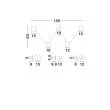 LUCES EXCLUSIVAS LAMPA ŚCIENNA CLIZA LE44707