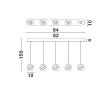 LUCES EXCLUSIVAS LAMPA WISZĄCA CUYO LE44720