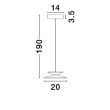LUCES EXCLUSIVAS LAMPA WISZĄCA GUANAY LE44741
