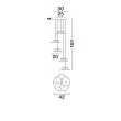 LUCES EXCLUSIVAS LAMPA WISZĄCA GUANAY LE44743