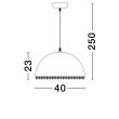 LUCES EXCLUSIVAS LAMPA WISZĄCA MIZQUE LE44748