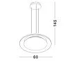 LUCES EXCLUSIVAS LAMPA WISZĄCA CAPINOTA LE44798