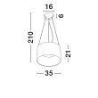 LUCES EXCLUSIVAS LAMPA WISZĄCA CAMPANERO LE44807