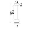 LUCES EXCLUSIVAS LAMPA WISZĄCA HUARMEY LE44842