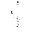 LUCES EXCLUSIVAS LAMPA WISZĄCA JUANJUI LE44853