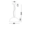 LUCES EXCLUSIVAS LAMPA WISZĄCA JULIACA LE44858