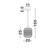 LUCES EXCLUSIVAS LAMPA WISZĄCA POMALCA LE44860