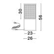 LUCES EXCLUSIVAS LAMPA STOŁOWA SECHURA LE44863