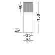 LUCES EXCLUSIVAS LAMPA PODŁOGOWA SECHURA LE44864
