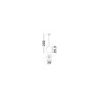 LUCES EXCLUSIVAS PLONZIE LE45288 lampa wisząca