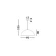 LUCES EXCLUSIVAS NAVIRTA LE45339 lampa wisząca