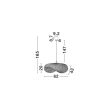LUCES EXCLUSIVAS NULVERO LE45365 lampa wisząca