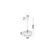 LUCES EXCLUSIVAS NAVANTA LE45376 lampa wisząca