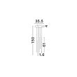 LUCES EXCLUSIVAS NOVENCIO LE45463 lampa wisząca