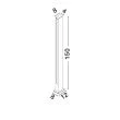 LUCES EXCLUSIVAS CARMIZO LE75109 lampa zewnętrzna stojąca