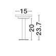 LUCES EXCLUSIVAS ALONVIA LE75154 lampa zewnętrzna stojąca