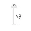 LUCES EXCLUSIVAS ALONVIA LE75155 lampa zewnętrzna stojąca