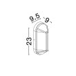 LUCES EXCLUSIVAS CASVELO LE75254 lampa zewnętrzna ścienna