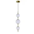 LIGHT PRESTIGE LP-002/3V Dorado 3 lampa wisząca pionowa złota