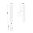 LIGHT PRESTIGE LP-0510/1W-45 GD Linea kinkiet 45cm złoty
