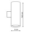 LIGHT PRESTIGE LP-108/1W WH Torre kinkiet biały