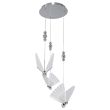 LIGHT PRESTIGE LP-1715/3P CH Mariposa 3 wisząca talerz chrom