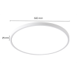 LIGHT PRESTIGE LP-2505/1C-60 WH California plafon 60cm biały