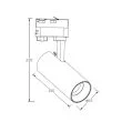 LIGHT PRESTIGE LP-732/1R 4W WH Ice reflektor 3F biały