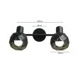 LIGHT PRESTIGE LP-8069/2WS BK Reus 2 spot czarny