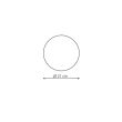 LIGHT PRESTIGE LP-8102/1C-12W BK CCT Plafon Platillo 21 cm czarny LED CCT
