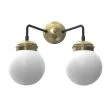 LUMINEX 7034 kinkiet Hydro 2 opal glass dia 160 mm