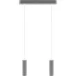 HELLUX 8520212 Lampa wisząca szara Madera 2 pł
