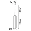 ANTIGO 5218 MEREZI 3 lampa wisząca potrójna 3000K