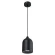 LIGHT PRESTIGE LP-0110/1P BK Metalowa lampa wisząca Nilo czarna 1xGU10