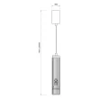 MILAGRO ML0308 VERTICAL WHITE LAMPA WISZĄCA 1xGU10