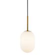 MILAGRO ML0317 Lampa wisząca ALIAS GOLD 1xE14 fi 120